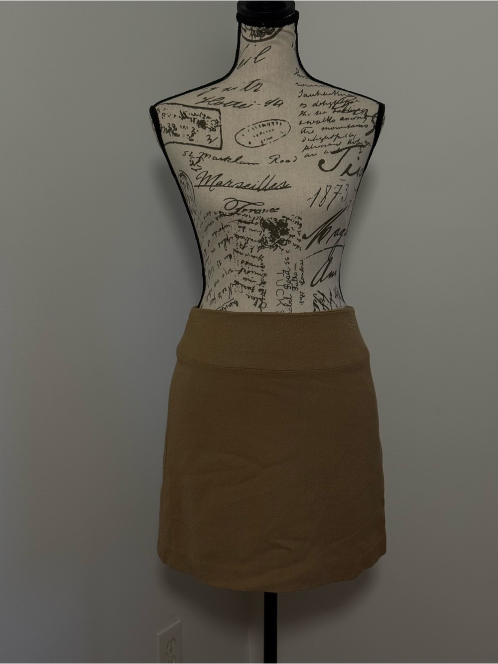 Express Mini Skirt in Tan